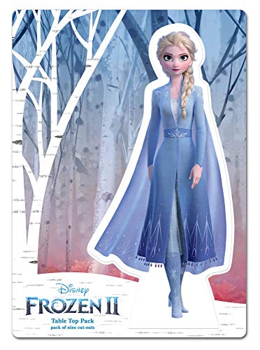 Star Cutouts Ltd- Star Cutouts TT019-Tableros de Mesa con diseño de Frozen con Anna, Elsa, Olaf, Perfecto para Fans, coleccionistas, Fiestas y Eventos, Multicolor (TT019)