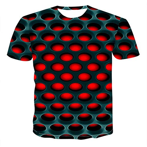 Star source Personalidad del Verano 3D Personalidad de los Hombres Camisa 3DT Camisa de Moda, Top Top Fresco Camiseta 3D de Hip Hop @ 5XL_Lucky