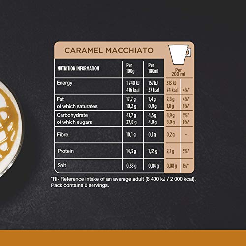 STARBUCKS Caramel Macchiato De Nescafe Dolce Gusto Cápsulas De Café, 6 X Caja De 6+6 Unidades
