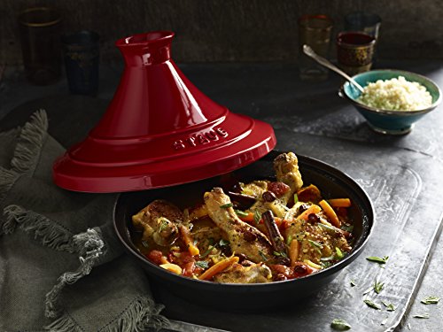 STAUB Tajine, Hierro Fundido, Rojo Cereza, 28 cm