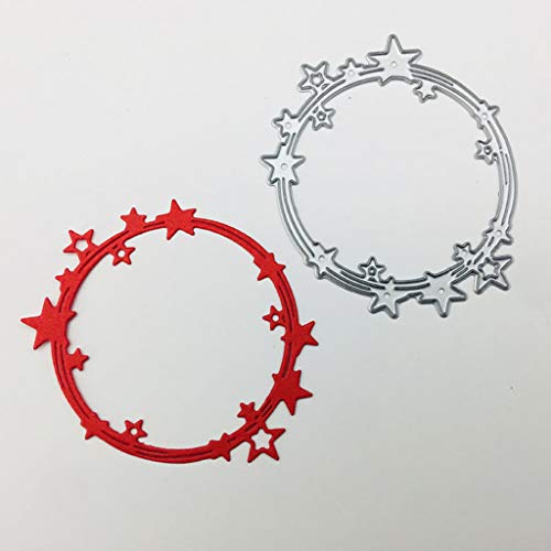Stencil - Plantilla de troquelado (forma de estrella, corte de metal)