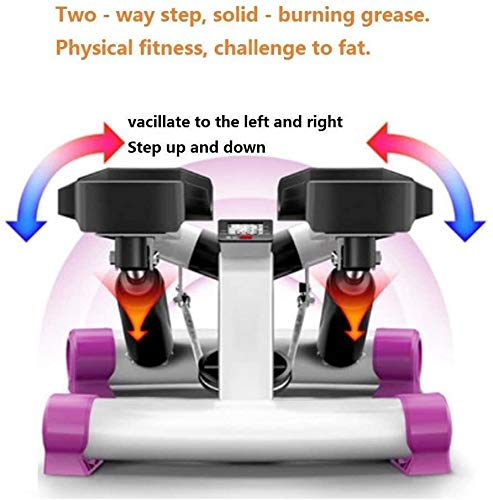 Stepper Cardio Fitness Multifunción escaladora elíptica Cross Trainer Máquina Silencio tubo de estufa for bajar de peso de la máquina equipo de la aptitud ejercicio en cinta rodante de la máquina
