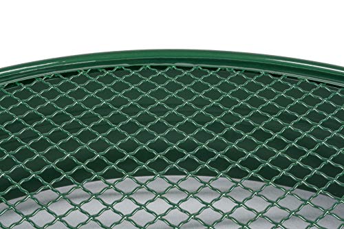 Sterico Tamiz de jardín con Diferentes tamaños de Malla | Tamiz Redondo de 33cm Ø | Criba de Tierra para Semillas, Tierra, Compost, Piedras, Hierbas, Grava | Apilable | Robusto | Antioxidable (6 mm)