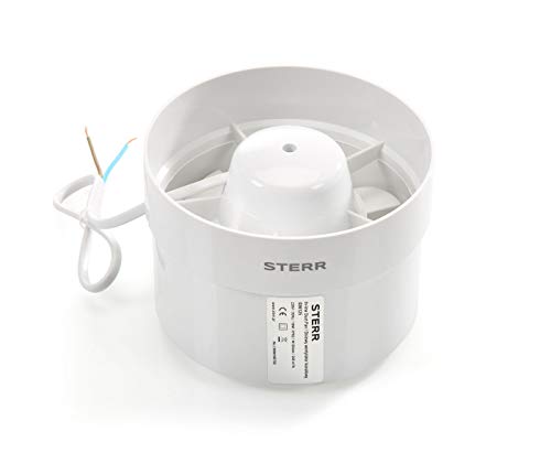STERR - Extractor en línea con ventilador de conductos silenciosos 125 mm - IDM125