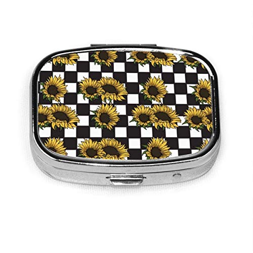 Stewart Tartan Print Caja de pastillas cuadrada plateada de moda personalizada Soporte para tableta de medicina Estuche organizador de billetera para bolsillo o bolso Organizador de vitaminas Caja decorativa