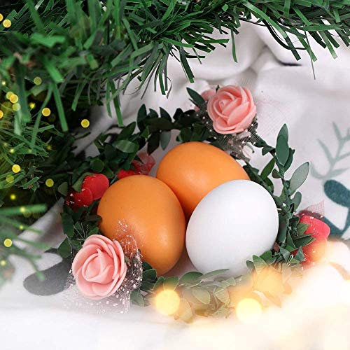 StillCool Madera Huevos, 6 Unidades de Huevos de Yema de Madera, Kitchen Toy, Juguete de Cocina y Alimentos Preescolar para Niños Regalo