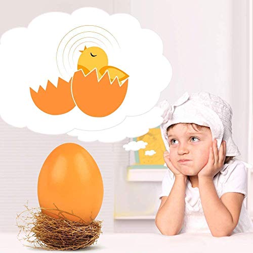 StillCool Madera Huevos, 6 Unidades de Huevos de Yema de Madera, Kitchen Toy, Juguete de Cocina y Alimentos Preescolar para Niños Regalo