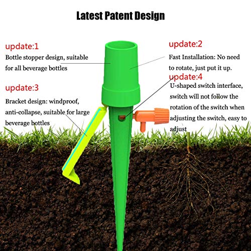 STN Sistema de Riego Automático Kit, Dispositivos AutomáTicos De Riego De Plantas Plantas De Vacaciones De LiberacióN Lenta Sistema De Riego con Interruptor De VáLvula De Control para Planta