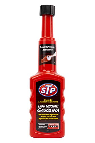 STP ST53200ES Tratamiento Limpia INYECTORES Coche Gasolina 200 ML Reduce Las emisiones del Tubo de Escape