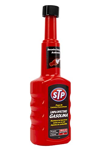 STP ST53200ES Tratamiento Limpia INYECTORES Coche Gasolina 200 ML Reduce Las emisiones del Tubo de Escape