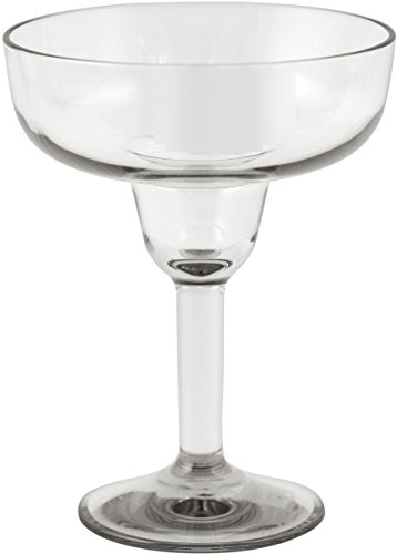 STRAHL 'Jet 407003 Cóctel Cristal de policarbonato irrompible Gran Margarita Clear, 473 ml, – Juego de 12