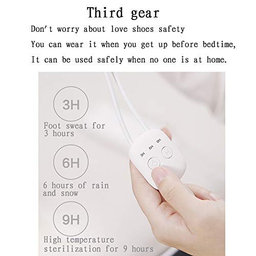 STSE Seguridad USB esterilizador Secadora, Calentador del Calzado Botas Calentador Secadora, bacterias portátil Secadora Desodorante Secado prevenir el Mal Olor Esenciales de la Familia