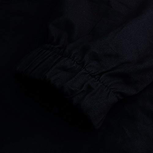Subfamily Pantalones de Herramientas Deportivas Casuales Multibolsillos de Color Liso para Hombre Azul Marino Pure Color Pocket Overol Casual Pocket Sport Work Pantalones de Pantalón Casuales Negro M