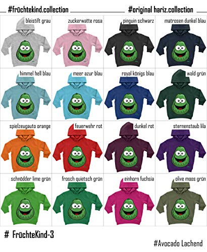 Sudadera con capucha para bebé de Hariz, con texto en inglés "Avocado" Algodón de azúcar rosa. 12-24 meses