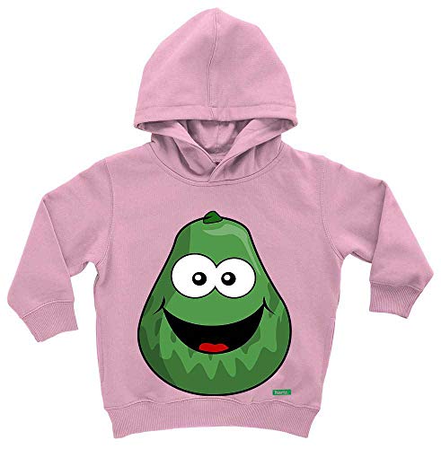Sudadera con capucha para bebé de Hariz, con texto en inglés "Avocado" Algodón de azúcar rosa. 12-24 meses