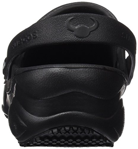 Suecos Thor, Zuecos de Trabajo Unisex Adulto, Negro (Black), 44 EU