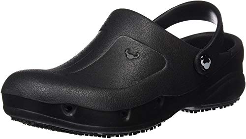Suecos Thor, Zuecos de Trabajo Unisex Adulto, Negro (Black), 44 EU