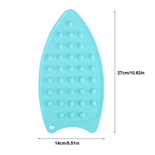 Suela para plancha, Suela protectora para plancha Esterilla de silicona para plancha Base de silicona para planchar (Green)