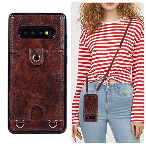 Suhctup Funda Compatible con Samsung Galaxy S7 Edge Libro de Cuero con Tapa y Cartera,Cubierta Proteccíon con Cierre Magnético y Ranura para Tarjetas+Silicona Case Interna Suave con Cuerda