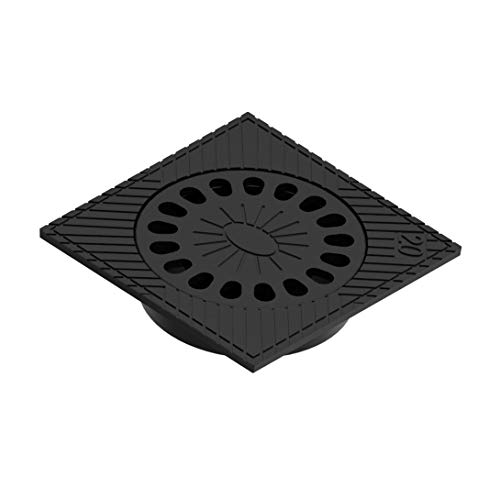 Sumidero terraza hierro fundido 20X20cms negro