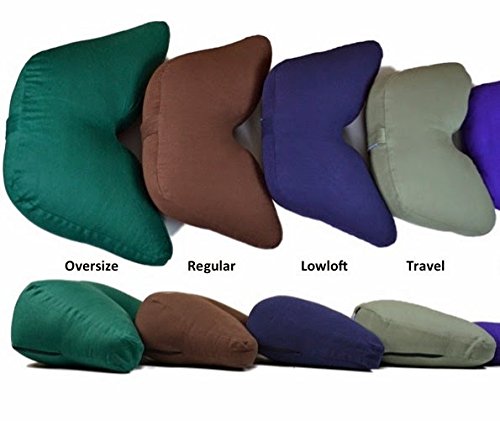 Sun and Moon Originals Kapok, o de Trigo sarraceno Relleno reguler Lift Cosmic cojín cojín de meditación Yoga Almohada, Burgundy