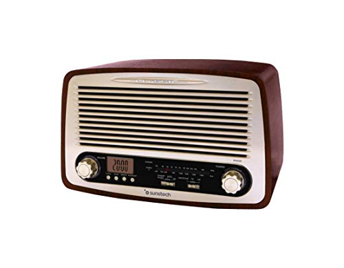 Sunstech RPR4000, Radio de Sobremesa, Madera