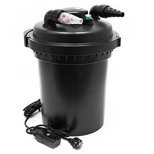 SunSun CPF-380 Filtro presión lámpara UVC 11W estanques hasta 12000L Jardinería Jardín KOI Peces