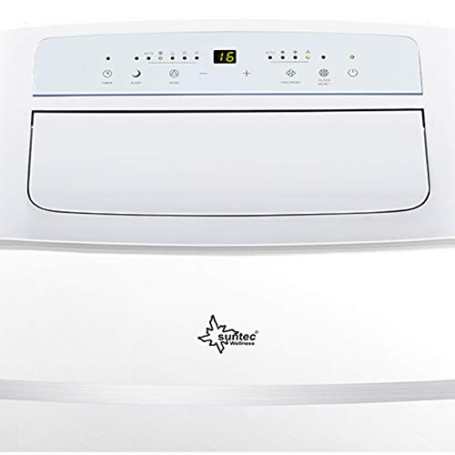 Suntec Wellness Aire Acondicionado Local móvil Advance 9.0 Eco R290 | Silencioso | Tubo para la evacuación del Aire condensado | Enfriar habitacion hasta 34 m2 | 9.000 BTU/h | Clasific. energética