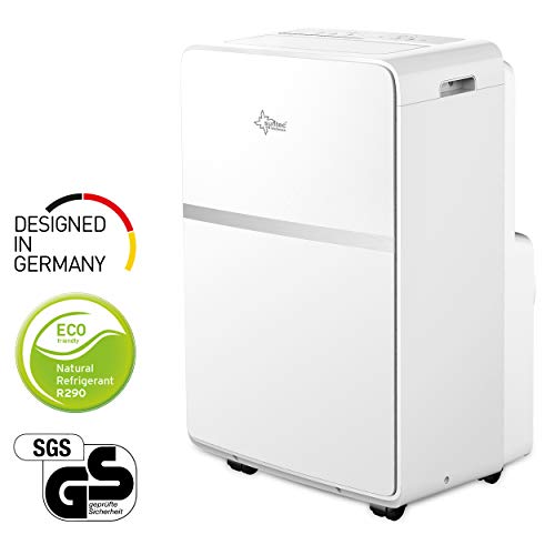 Suntec Wellness Aire Acondicionado Local móvil Advance 9.0 Eco R290 | Silencioso | Tubo para la evacuación del Aire condensado | Enfriar habitacion hasta 34 m2 | 9.000 BTU/h | Clasific. energética
