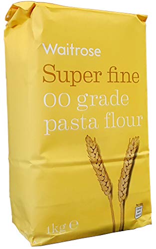 Super Fina Calidad 00 De 1 Kg De Harina De Pasta Waitrose - Paquete de 2