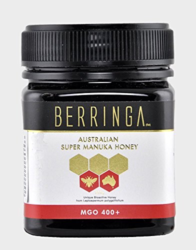 SUPER MANUKA MIEL ACTIVE MGO 400+ - 250 Gramos - Un efecto prebiótico que ayuda a mantener un sistema digestivo saludable y puede ayudar a promover bacterias beneficiosas