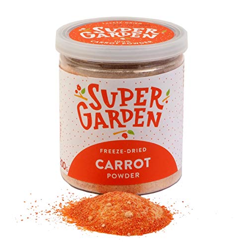 Supergarden polvo de verduras liofilizado (Zanahoria en Polvo)