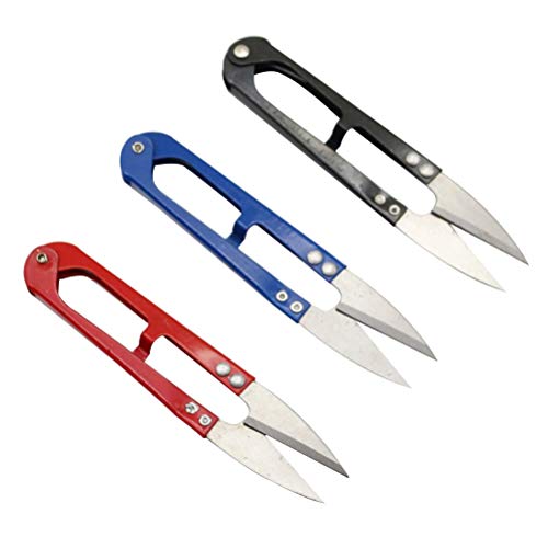 supvox 12 pcs bordado costura Snips Thread Cutter tijeras Nipper thrum Yarn (colores aleatorios)