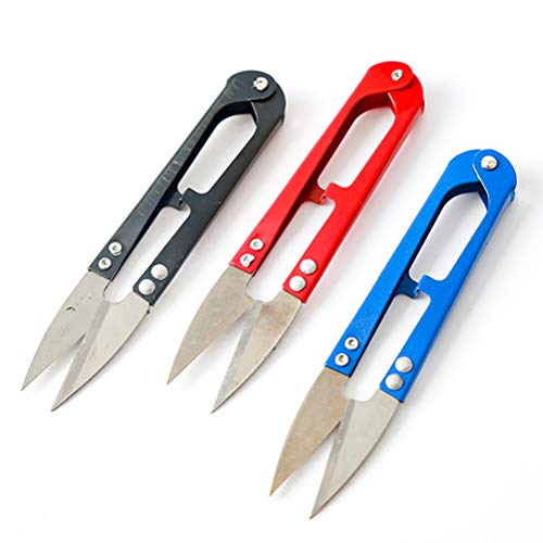 supvox 12 pcs bordado costura Snips Thread Cutter tijeras Nipper thrum Yarn (colores aleatorios)
