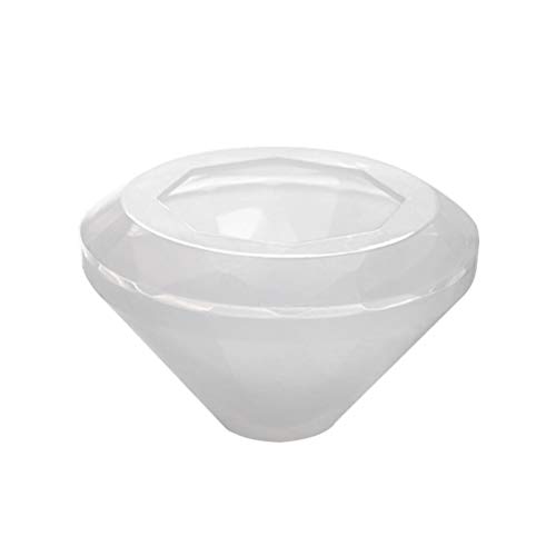 SUPVOX Resina de Silicona Diamante Forma Cristal Epoxi Molde Vela de Jabón para DIY Regalo Joyería Collar Colgante Fabricación Tamaño S