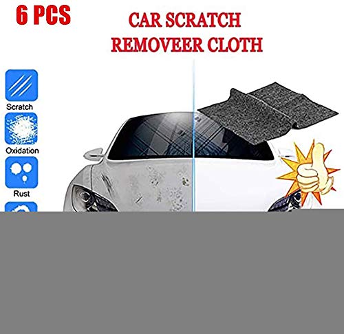 Surfilter 6PCS Nano Magic Car Scratch Remover Paño, Paño de Pulido para reparación de rayones, Reparación de rayones leves en la Superficie del automóvil para el Cuidado del automóvil, 6PCS