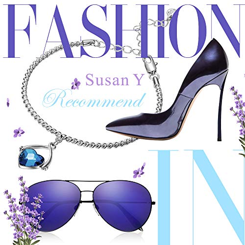 Susan Y Regalos día de la Madre Pulsera Mujer Regalos Dia de la Madre Swing de Amor Pulsera Mujer Swarovski Cristales Corazon Joyas para niñas Madre Aniversario Ella día de San valentín
