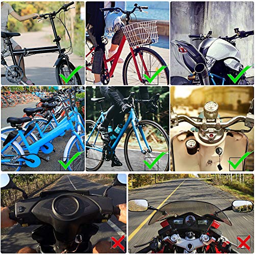 Suxman Soporte Móvil Moto, Bici, Bicicleta, Motocicleta, Carretera de Aluminio Anti Vibración Con 360°-Soporte Universal Antideslizante para 4,7'' a 6,8'' para iPhone X, 7 8 8s 6