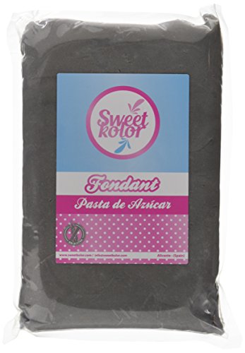 Sweetkolor Pasta de Azúcar Gris - 1000 gr