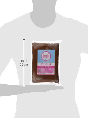 Sweetkolor Pasta de Azúcar Marron - 1000 gr