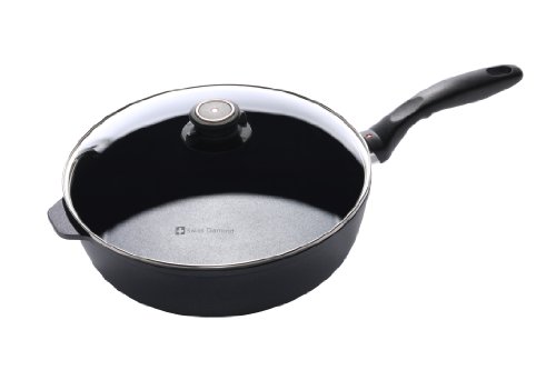 Swiss Diamond - Sartén Honda con Tapa (28 cm)
