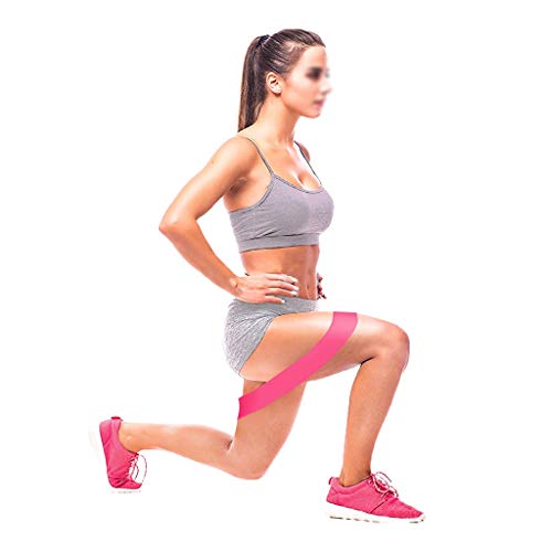 SWQG-Sartén Banda de Fitness Aptitud, Banda Piernas Elásticos Bucles de Ejercicios pour Mujeres con 5 Diferentes Niveles de Resistencia pour la Yoga, Pilates, Aptitud