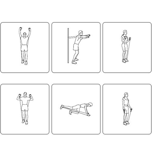 SWQG-Sartén Banda de Fitness con Mango de Espuma, Banda de Resistencia para Entrenamiento Muscular, Yoga, Pilates, Fisioterapia y Rehabilitación, Cuerda Elástica para Adelgazar y Moldear