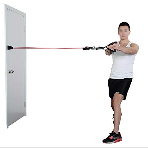 SWQG-Sartén Banda de Fitness con Mango de Espuma, Banda de Resistencia para Entrenamiento Muscular, Yoga, Pilates, Fisioterapia y Rehabilitación, Cuerda Elástica para Adelgazar y Moldear