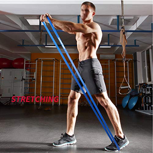 SWQG-Sartén Banda de Fitness Elástica, Banda de Resistencia para Culturismo, Entrenamiento de Resistencia Elástica Pilates-elástica para Cuerpo, Piernas, Glúteos (Color : Package 2)