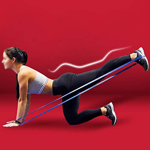 SWQG-Sartén Banda de Fitness Elástica, Banda de Resistencia para Culturismo, Entrenamiento de Resistencia Elástica Pilates-elástica para Cuerpo, Piernas, Glúteos (Color : Package 2)