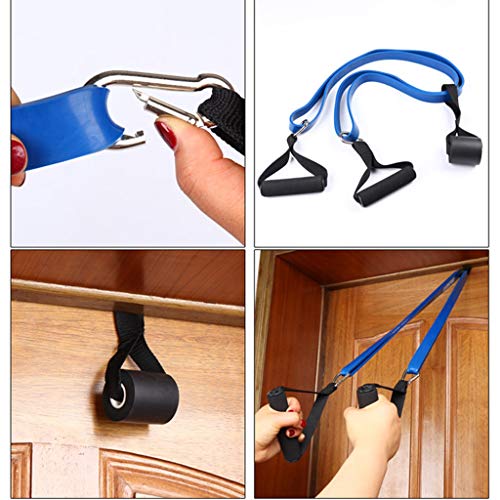 SWQG-Sartén Banda de Fitness Elástica, Banda de Resistencia para Culturismo, Entrenamiento de Resistencia Elástica Pilates-elástica para Cuerpo, Piernas, Glúteos (Color : Package 2)