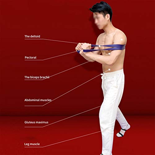 SWQG-Sartén Banda de Fitness Tiene 5 Niveles de Resistencia Diferentes, de Caucho Natural Ligero a Pesado, Que Se Utiliza para el Entrenamiento de Fuerza de Yoga en Casa (Color : 35KG)