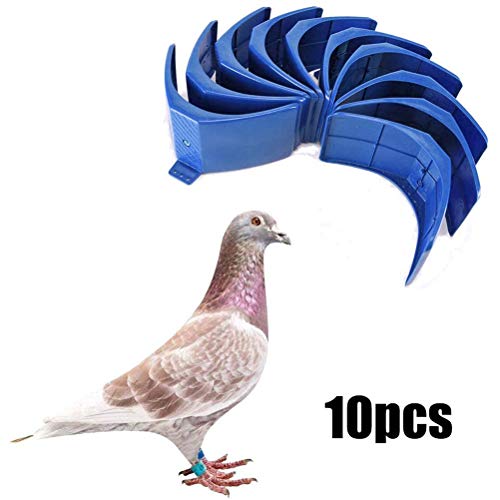 SyeRum Pigeon Stands, 10 Piezas de Pigeon Stands Frame Grill, percas de Paloma de casa Accesorios para pájaros, área de Descanso Soporte para pájaros Soporte para pájaros Accesorios para Suministros