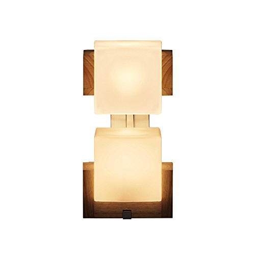SYF light Lámpara de pared de azúcar, Creative American Vintage Restaurant Aisle Bar Cabecero Cafe Double Oak Wall Lump Sugar, American Lámpara de pared, Lámpara de dormitorio, Living Room Luz E27x2W: